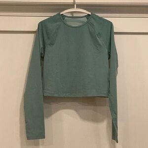 Old Navy Sport Long Sleeve Crop Top with Mesh Back size M
